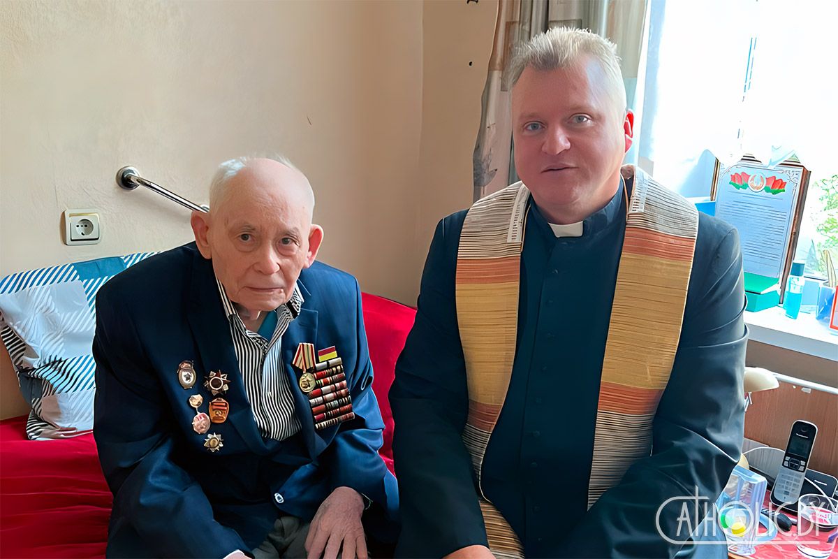Прыняў хрост Іван Ліхашэрст, ветэран Вялікай Айчыннай вайны